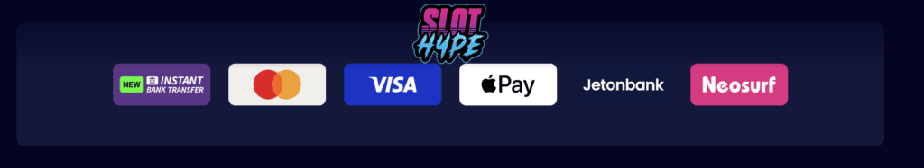 Betalmetoder på Slot Hype