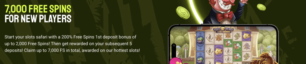 Lucky Jungle casino bonus
