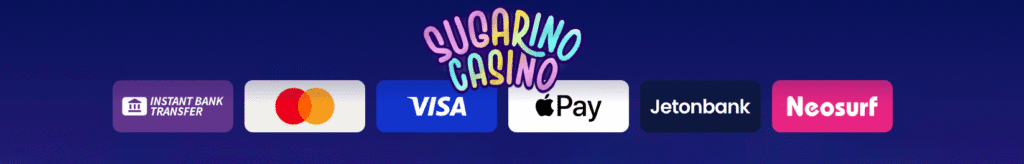 sugarino betalningsmetoder
