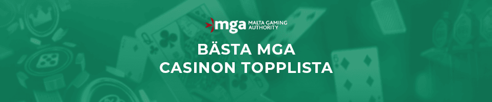 Bästa MGA casinon topplista